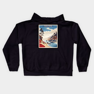 Big Sur California United States of America Tourism Vintage Poster Kids Hoodie